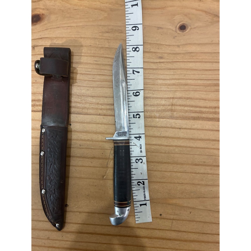 Vintage Craftsman Hunting Knife Made in USA - Picture 5 of 6